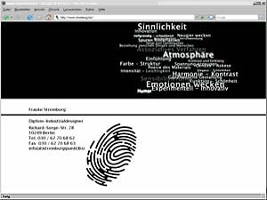 screenshot von www.stromburg.biz
